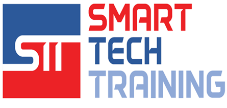 A logo of smart tech training